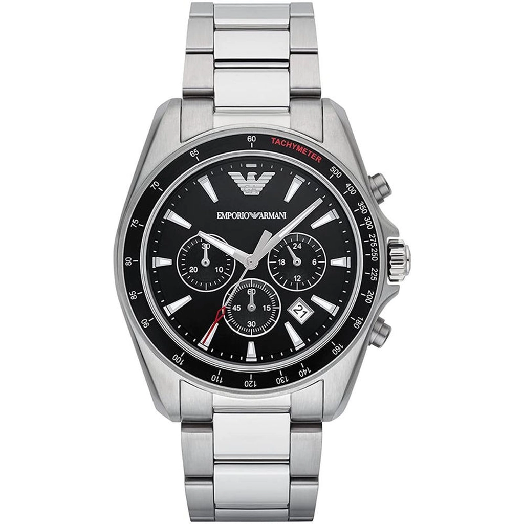 Armani Mens AR6098 Watch - Silver - One Size