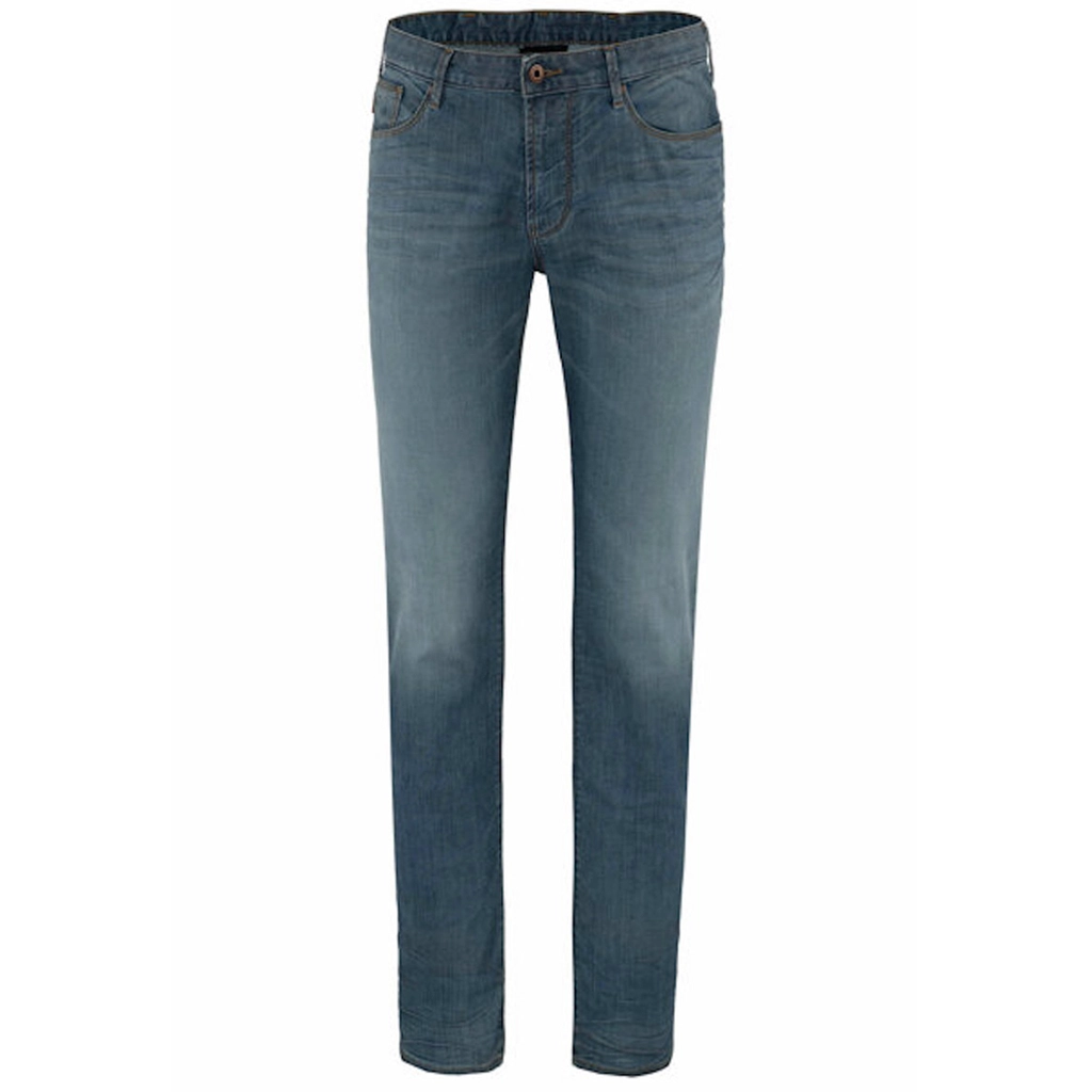 Armani Mens Men 5 Pockets Pants Regular fit Ankle length Blue Cotton - Size 31 (Waist)