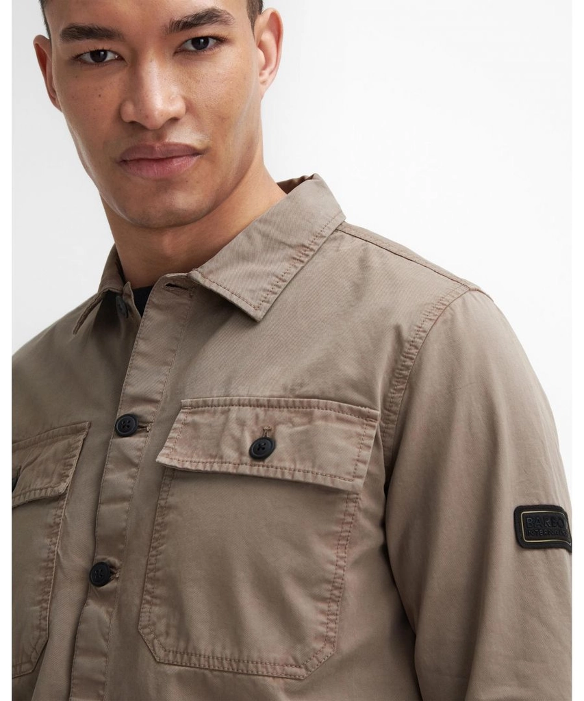 Barbour Arlo Mens Overshirt - Khaki - Size 2XL