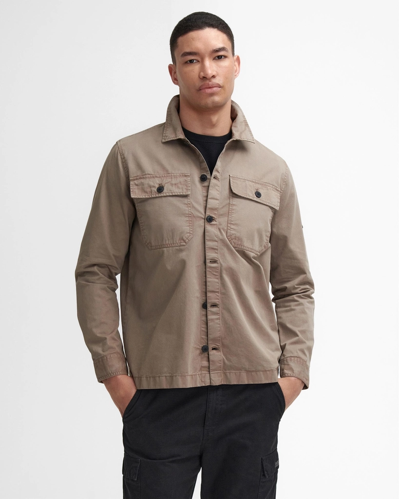 Barbour Arlo Mens Overshirt - Khaki - Size 2XL