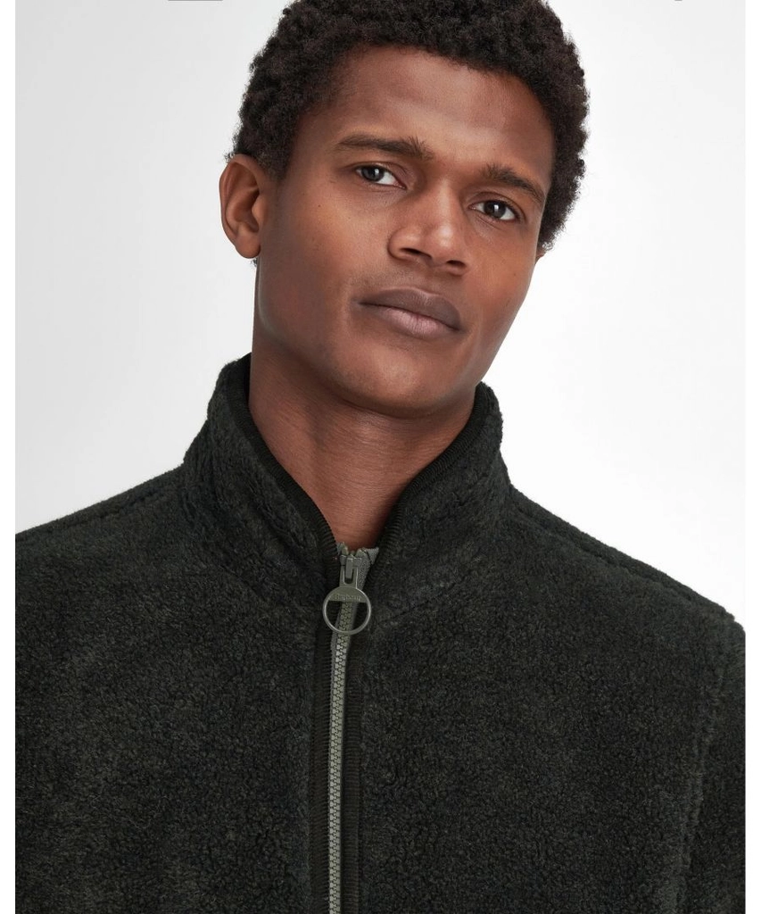 Barbour Belford Mens Fleece Jacket - Olive - Size X-Large