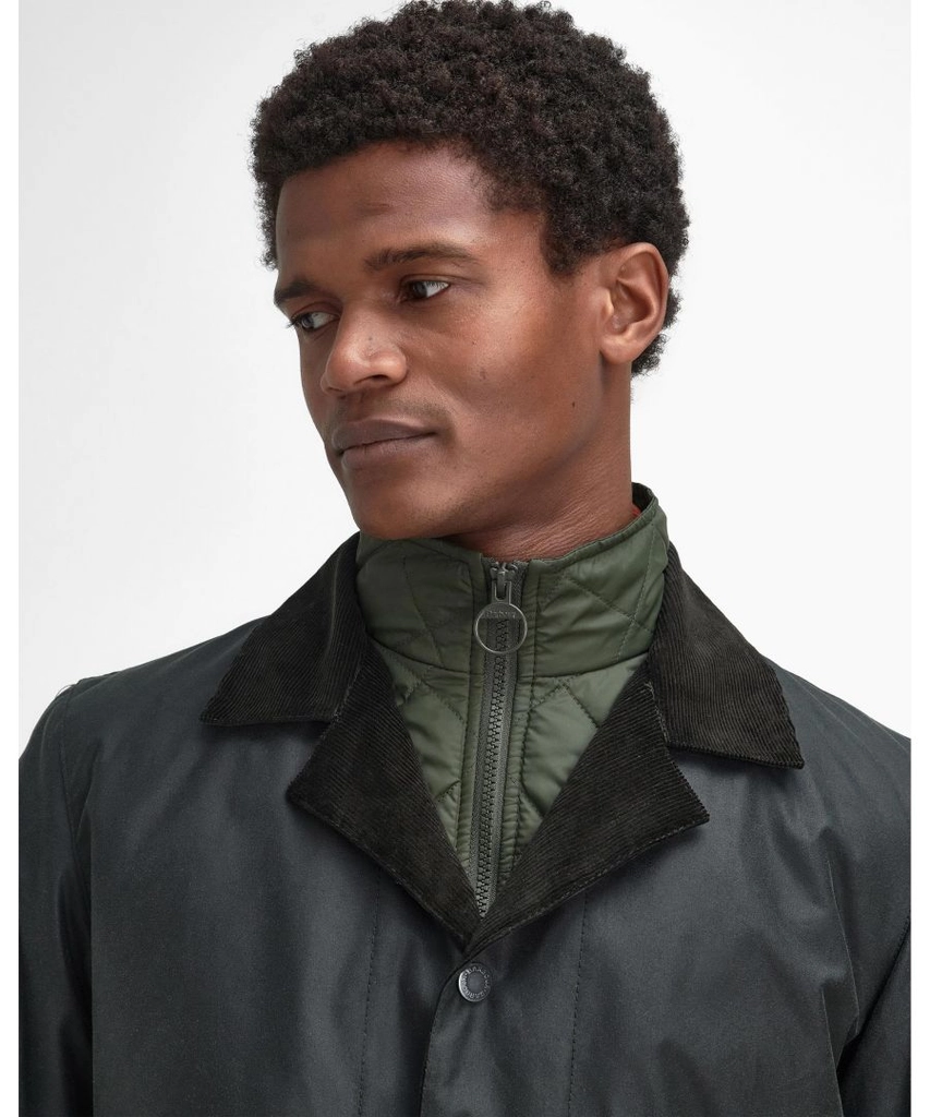 Barbour Craster Mens Wax Jacket - Sage Green - Size Large