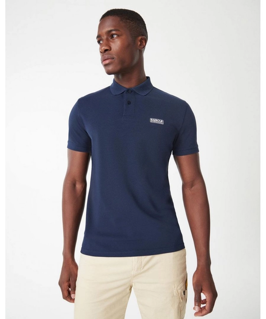 Barbour Essential Short Sleeve Mens Polo - Navy - Size 3XL