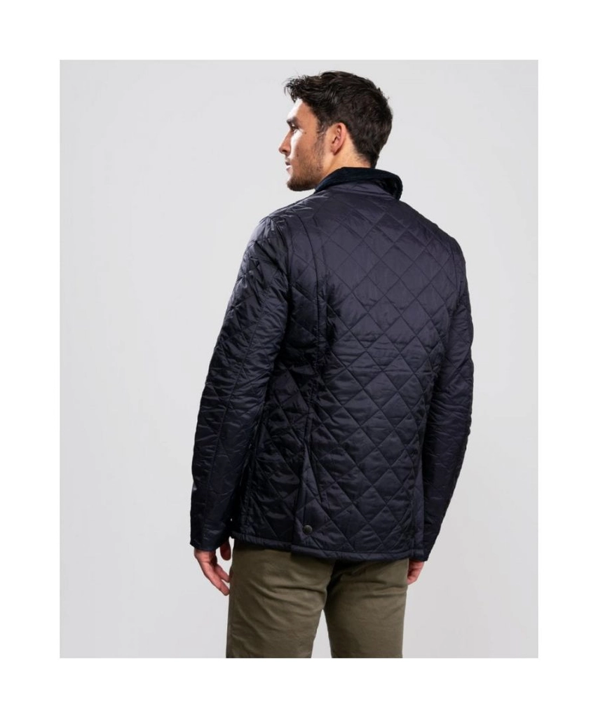 Barbour Heritage Liddesdale Quilted Mens Jacket - Navy - Size Medium