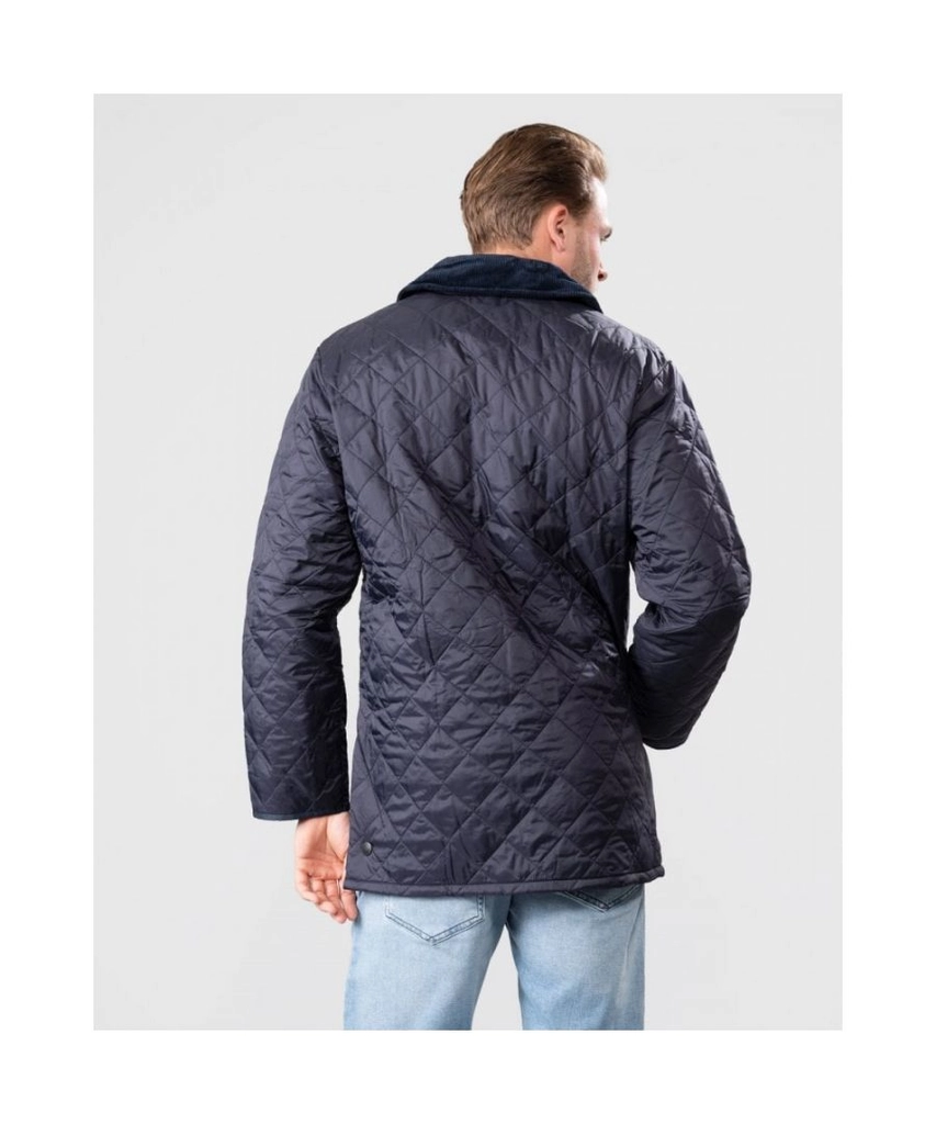 Barbour Liddesdale Mens Quilted Jacket - Navy - Size X-Small