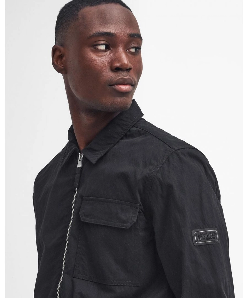 Barbour Maze Peached Mens Overshirt - Black - Size X-Large