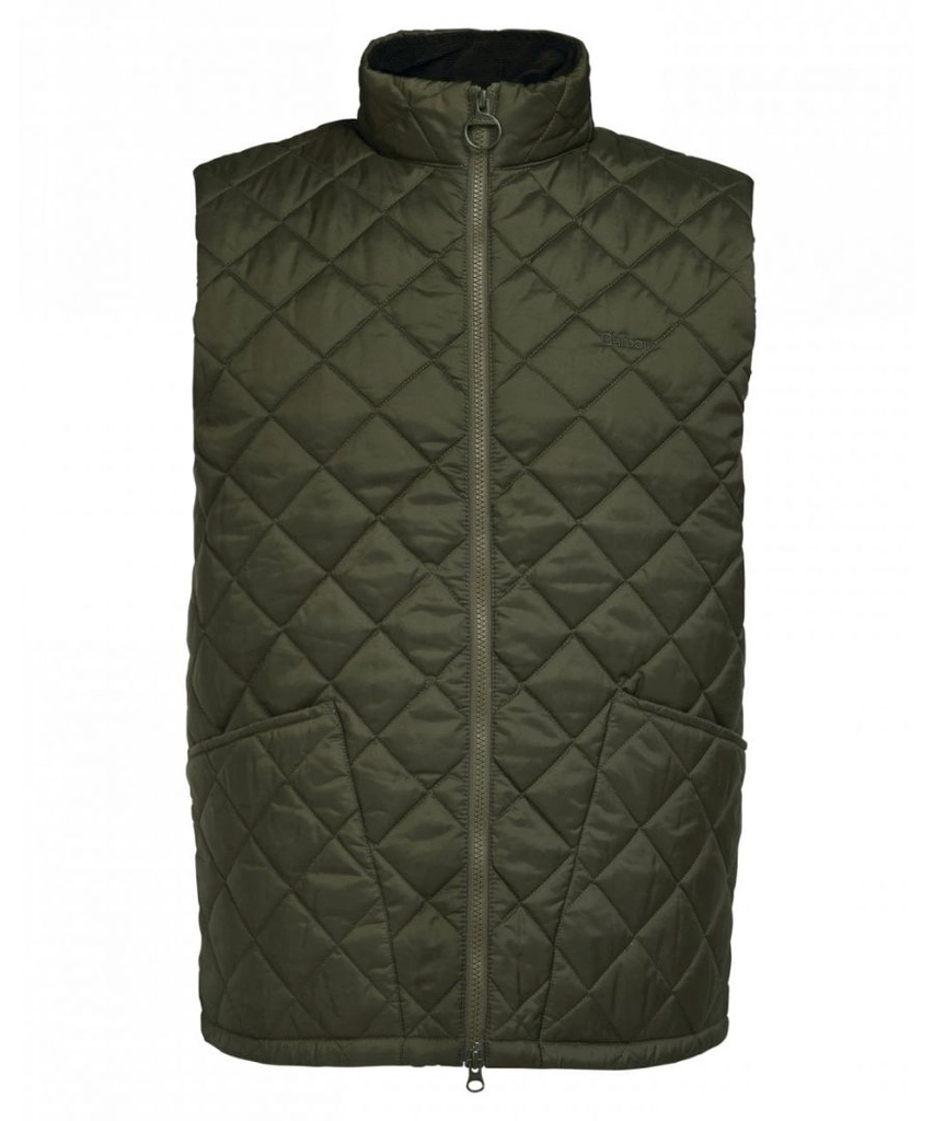 Barbour Monty Mens Gilet - Olive - Size Large