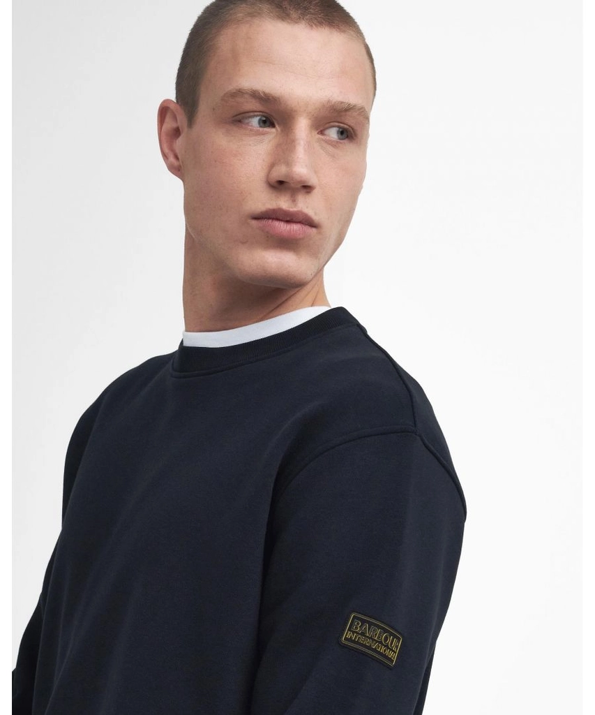 Barbour Outline Badge Mens Sweatshirt - Black - Size X-Large