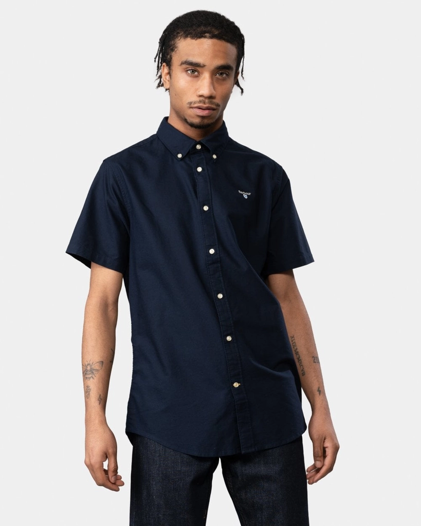 Barbour Oxtown Mens Tailored Shirt - Navy - Size 2XL