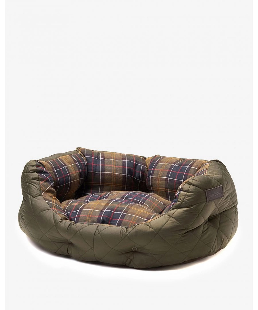 Barbour Quilted Dog Bed 24 Inches - Tartan - One Size