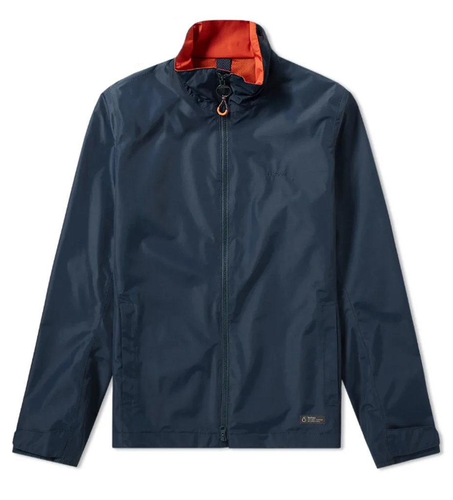 Barbour Rye Mens Navy Jacket - Size Small
