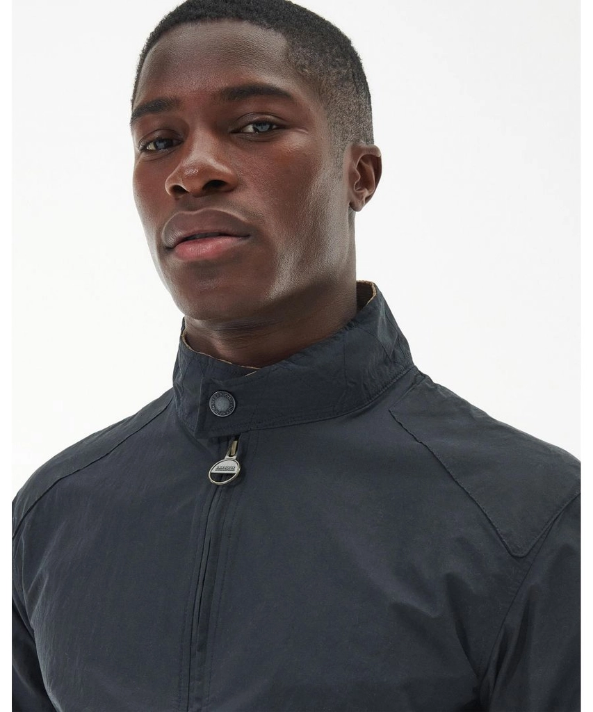 Barbour Steve McQueen Rectifier Harrington Casual Mens Jacket - Navy - Size Medium