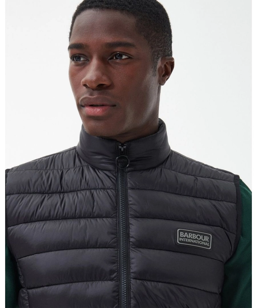 Barbour Tourer Reed Mens Gilet - Black - Size Medium