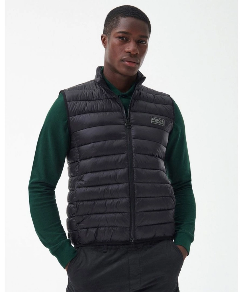 Barbour Tourer Reed Mens Gilet - Black - Size Medium