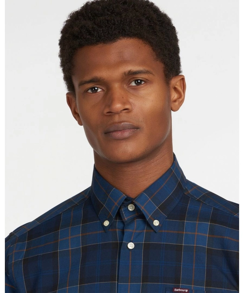 Barbour Wetherham Tailored Mens Shirt - Tartan - Size Medium