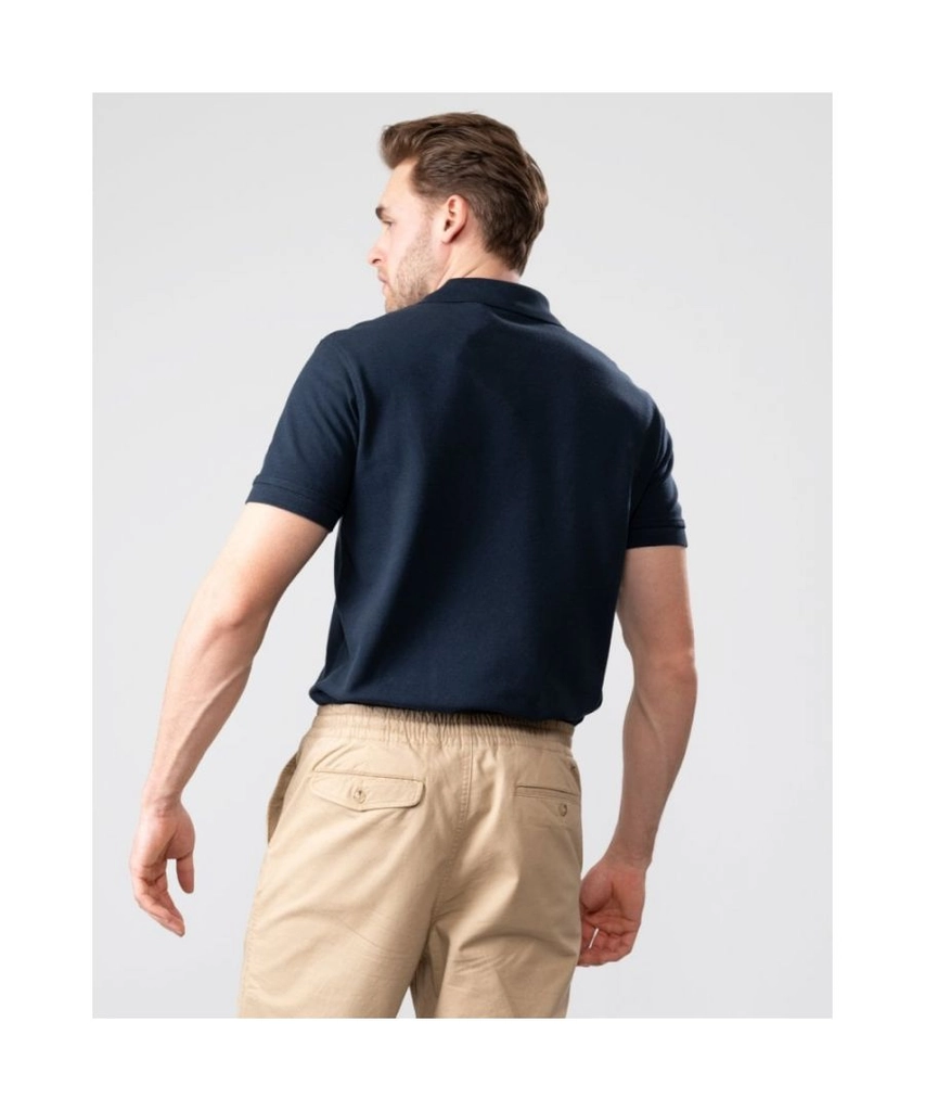 Belstaff Short Sleeved Mens Polo - Navy Cotton - Size Medium