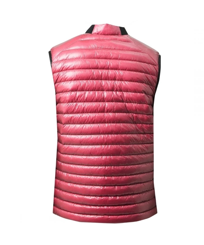 Belstaff Mens Airframe Neon Shiny Pink Gilet Down Filled Jacket Nylon - Size Small