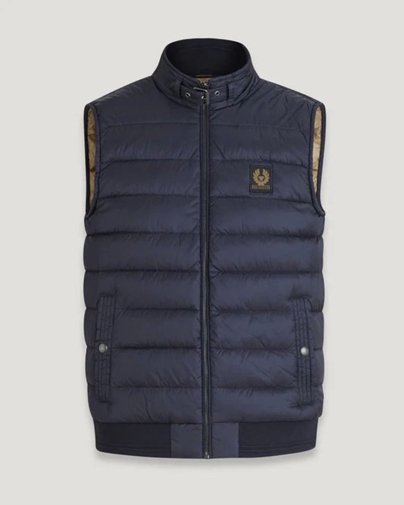 Belstaff Mens Circuit Gilet - Navy - Size 40 (Chest)