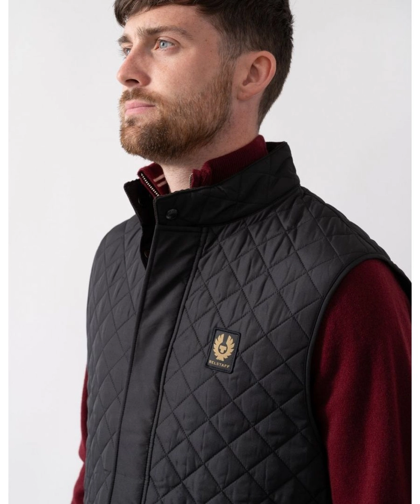 Belstaff Mens Icon Gilet - Black - Size 46 (Chest)