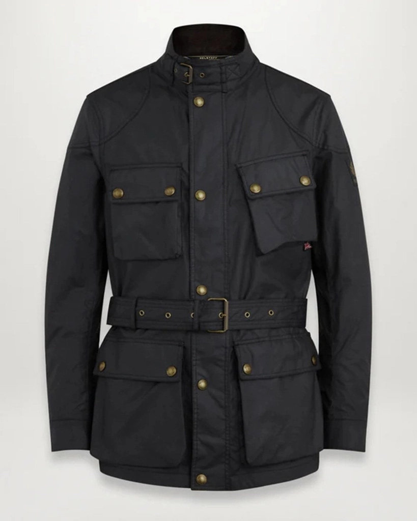Belstaff Mens Trialmaster Jacket - Black Corduroy - Size 40 (Chest)