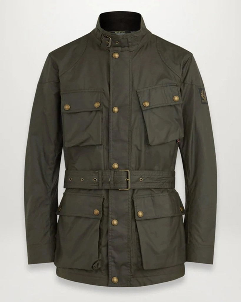 Belstaff Mens Trialmaster Jacket - Olive - Size 46 (Chest)