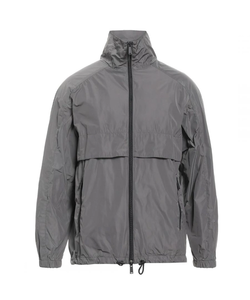 Dsquared2 Mens Bold Arm Logo Grey Shell Jacket - Size Medium