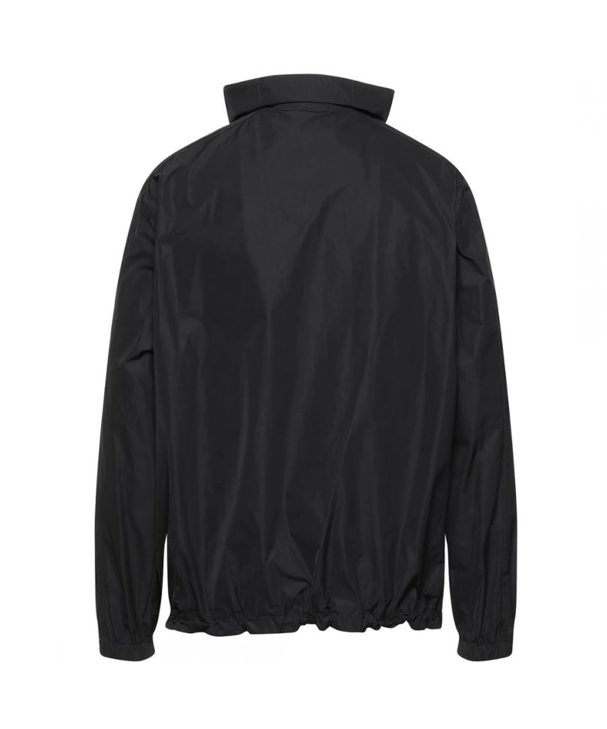 Dsquared2 Mens Bold Arm Logo Black Shell Jacket Cotton - Size Medium