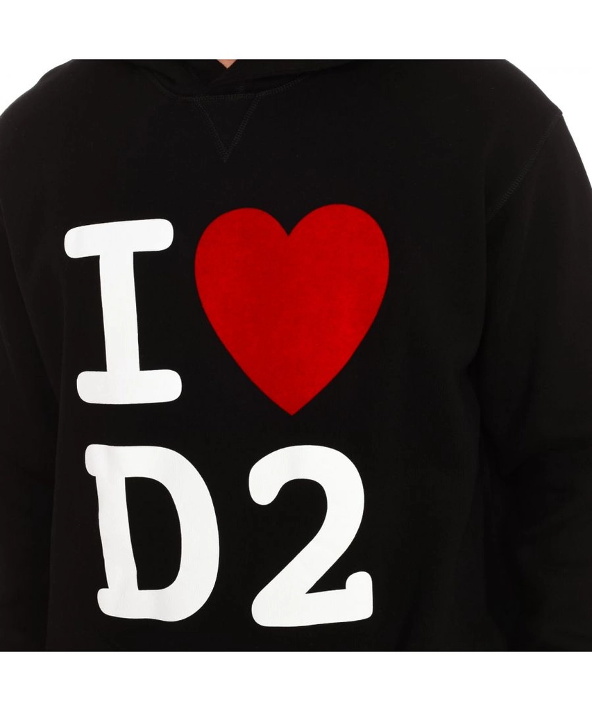 Dsquared2 Mens Hoodie S74GU0457-S25475 man - Black - Size Medium