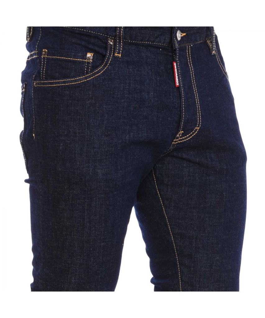 Dsquared2 Mens Long pants S71LB1343-S30664 man - Blue - Size 46 (Waist)