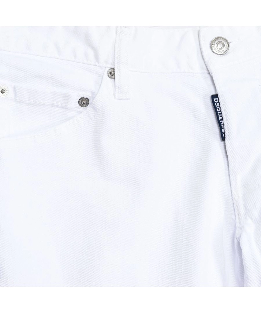 Dsquared2 Mens Long pants S74LA0883-S39781 man - White - Size 40 (Waist)
