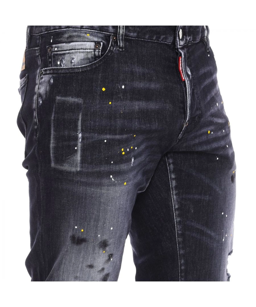Dsquared2 Mens long pants S71LB0889-S30503 - Black - Size 52 (Waist)