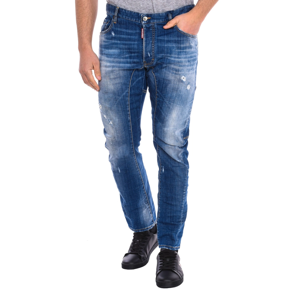 Dsquared2 Mens long pants S74LB0611-S30342 - Blue - Size 48 (Waist)