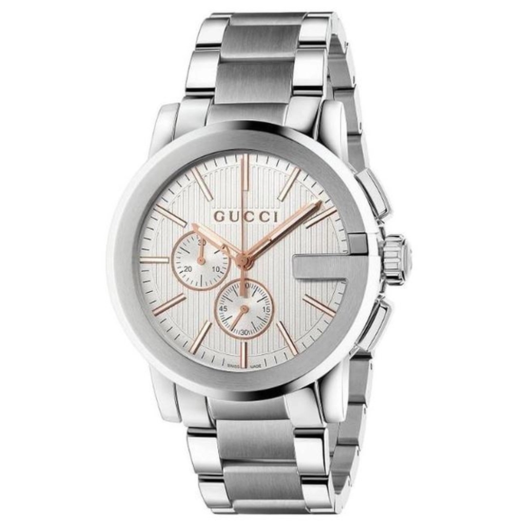 Gucci YA101201 Mens Watch - Silver Stainless Steel - One Size