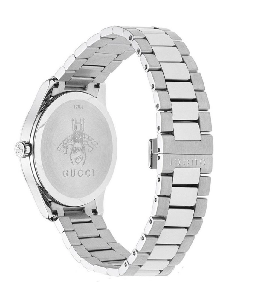 Gucci YA1264076 G-Timeless Mens Watch - Silver - One Size