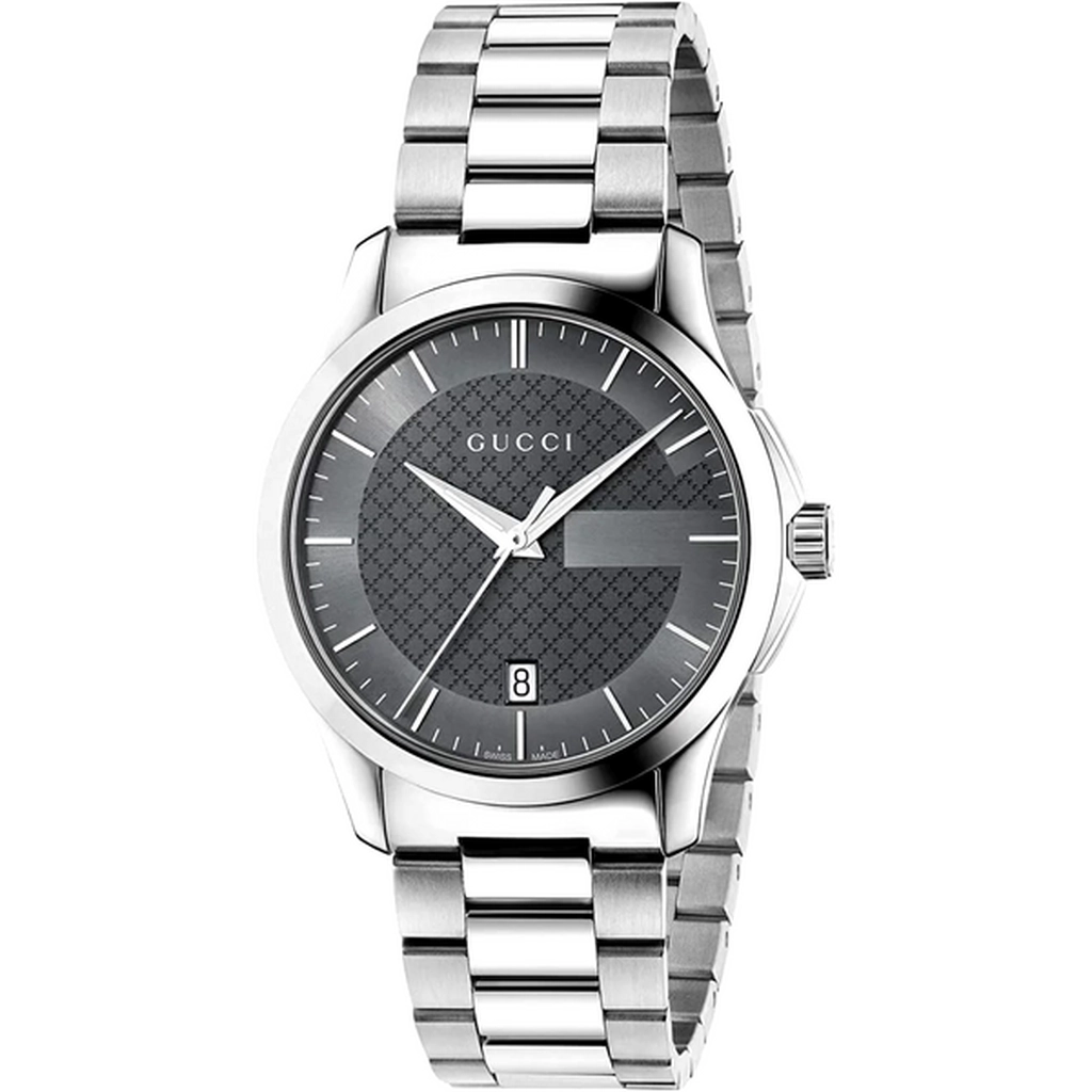 Gucci YA126441 Mens Watch - Silver Stainless Steel - One Size