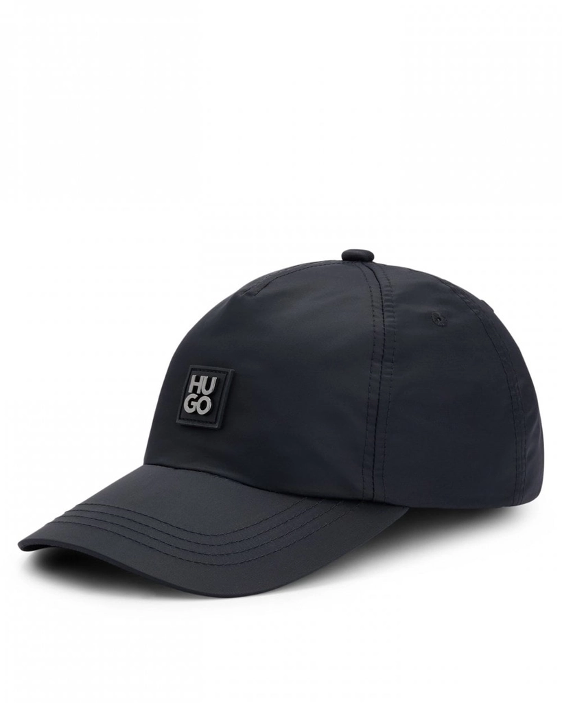 Hugo Jude Mens Stacked Logo Cap - Black - One Size