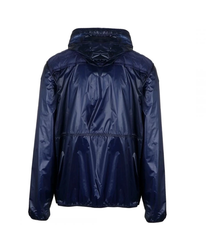 Moncler Mens Genius X Craig Navy Blue Padded Zip-Up Hooded Jacket - Size Large