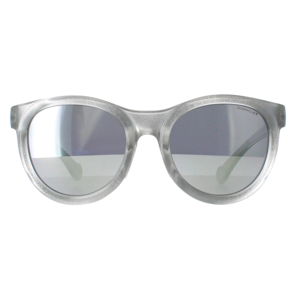 Moncler Round Unisex Grey Transparent Mirror ML0087 - One Size