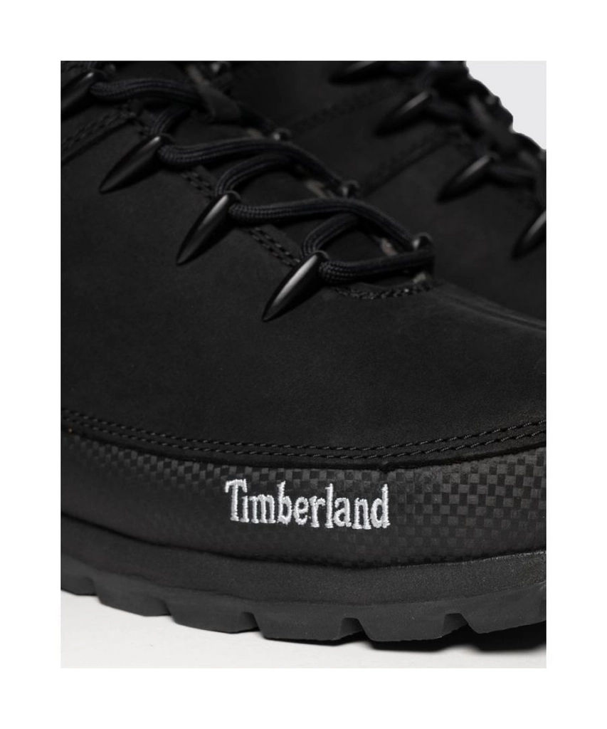 Timberland Euro Sprint Contrast Logo Mens Hiking Shoe - Black material_Nubuck - Size UK 8