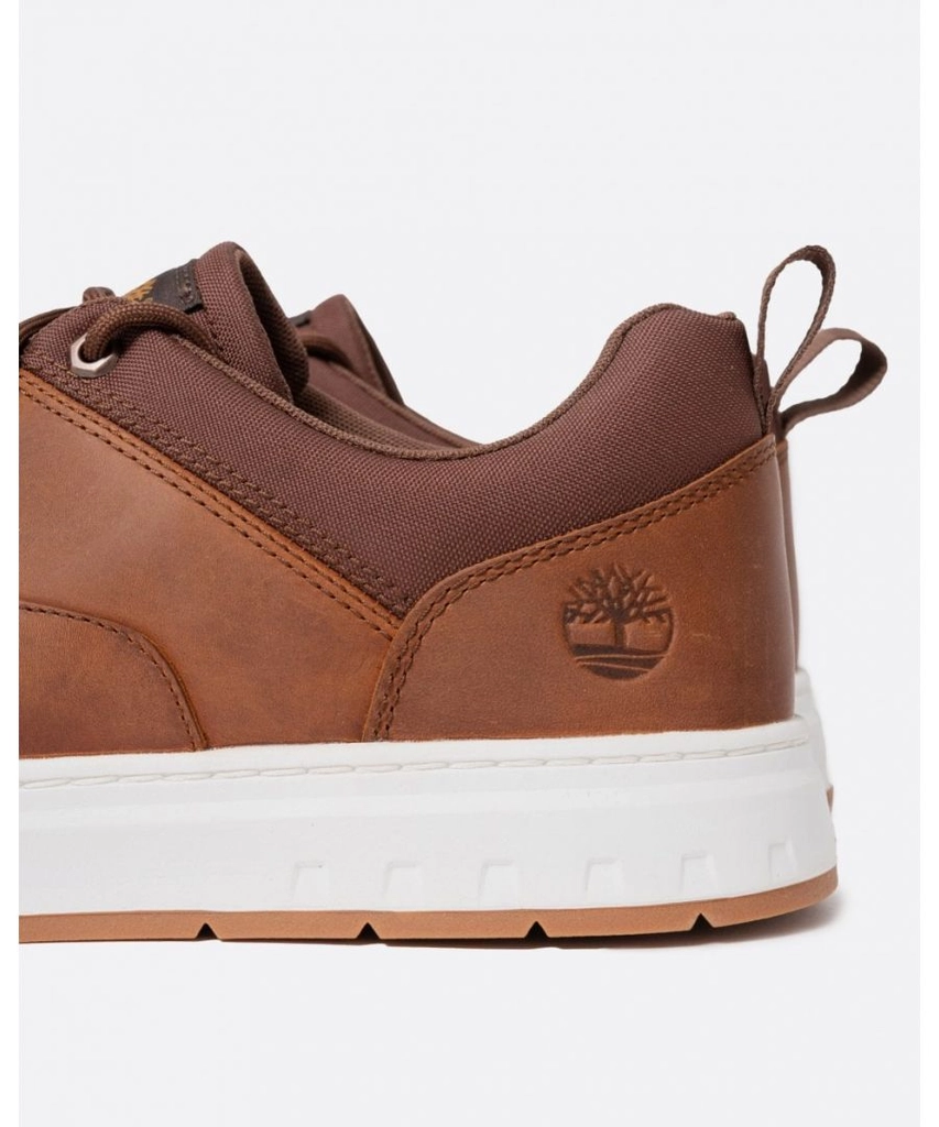 Timberland Maple Grove Low Mens Trainers - Brown - Size UK 10