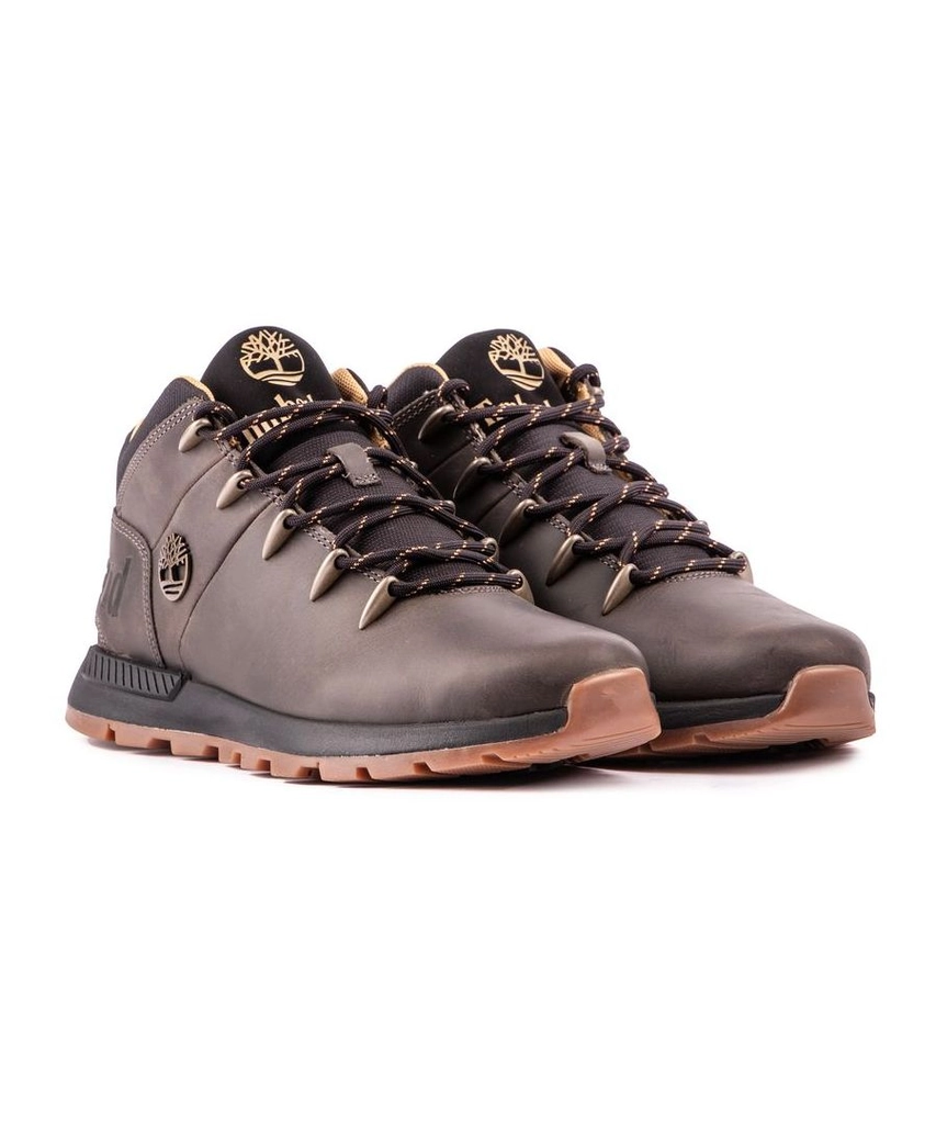 Timberland Mens Sprint Trekker Mid Boots - Green Leather - Size UK 8