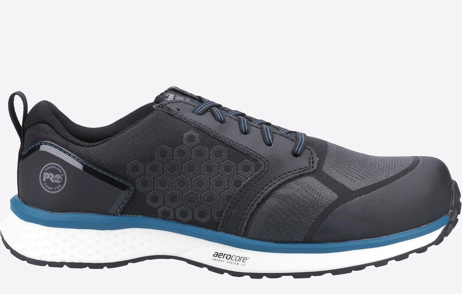 Timberland Pro Reaxion Composite Safety Trainer Mens - Black Mixed Material - Size UK 8