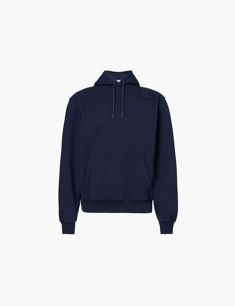 Burberry Mens Vy Ekd-appliqué Regular-fit Cotton-jersey Hoody M