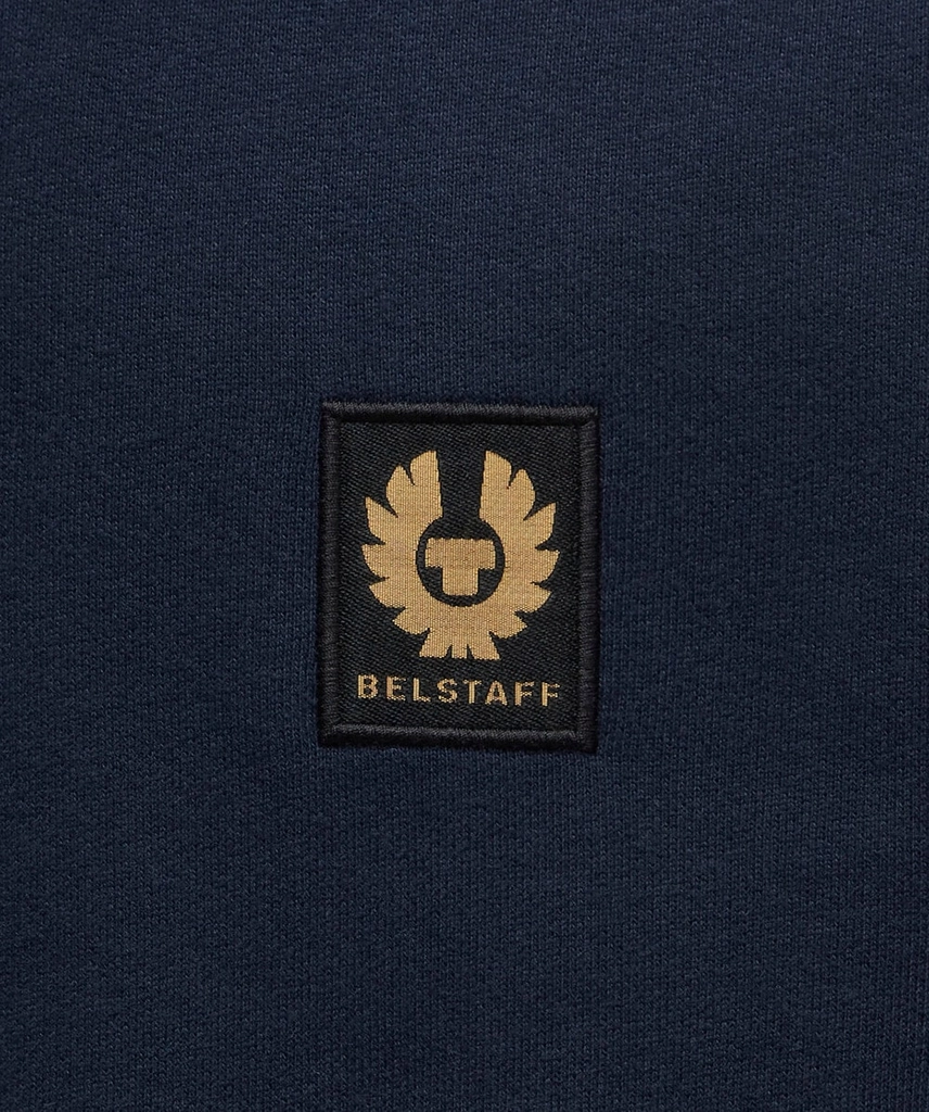 Belstaff Quarter zip patch sweatshirt