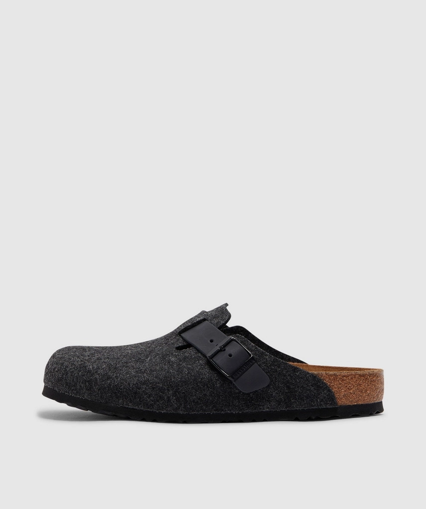 Birkenstock Boston felt leather sandal