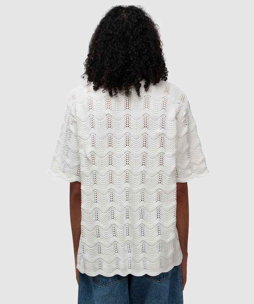 Casablanca Wave knitted shirt