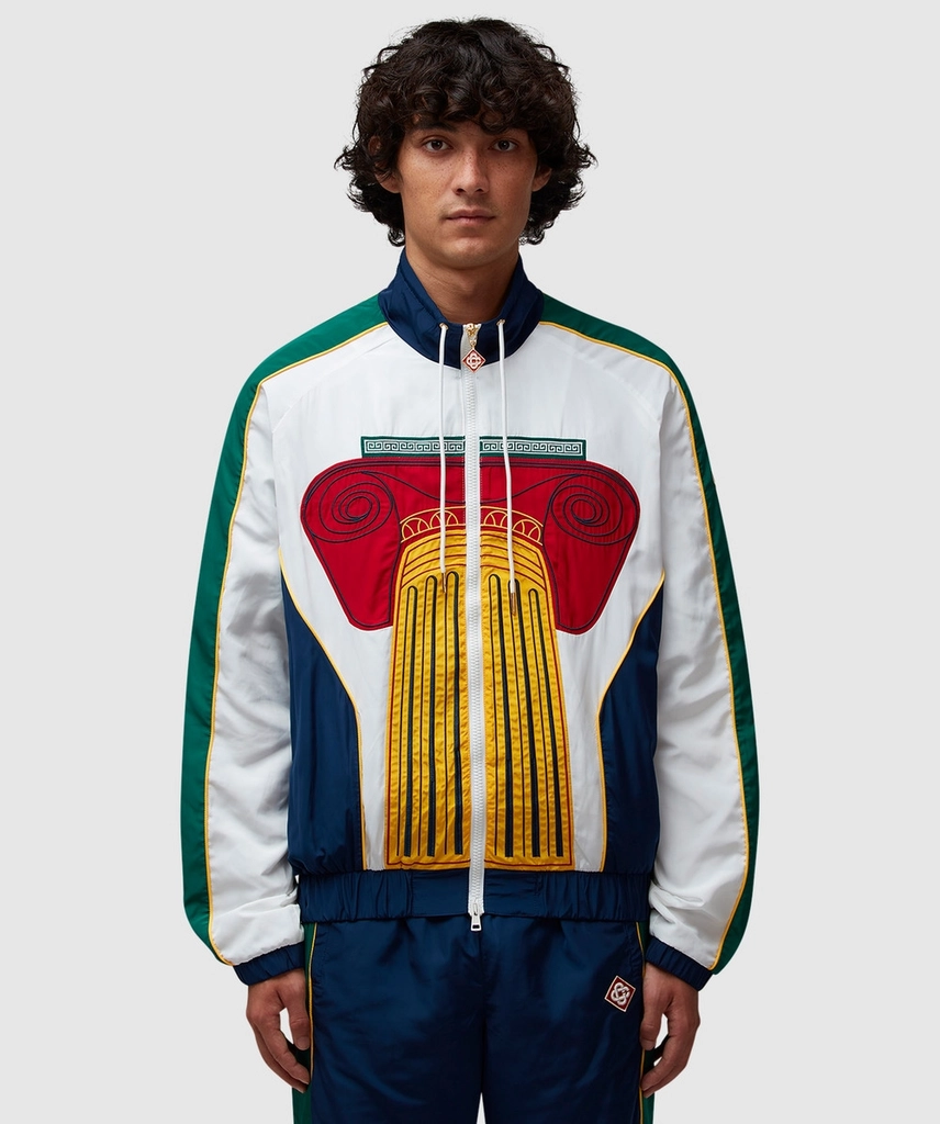 Casablanca Embroidered Track Jacket (Multi Column - L) - Size L