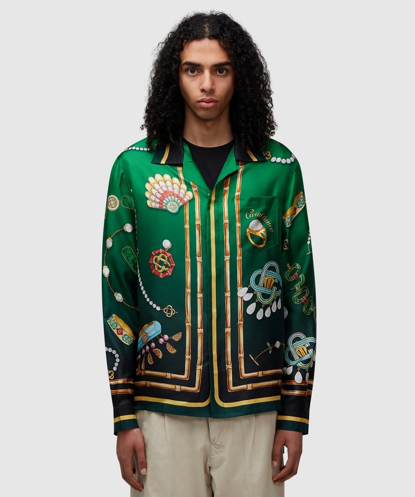 Casablanca La boite a bijoux silk shirt