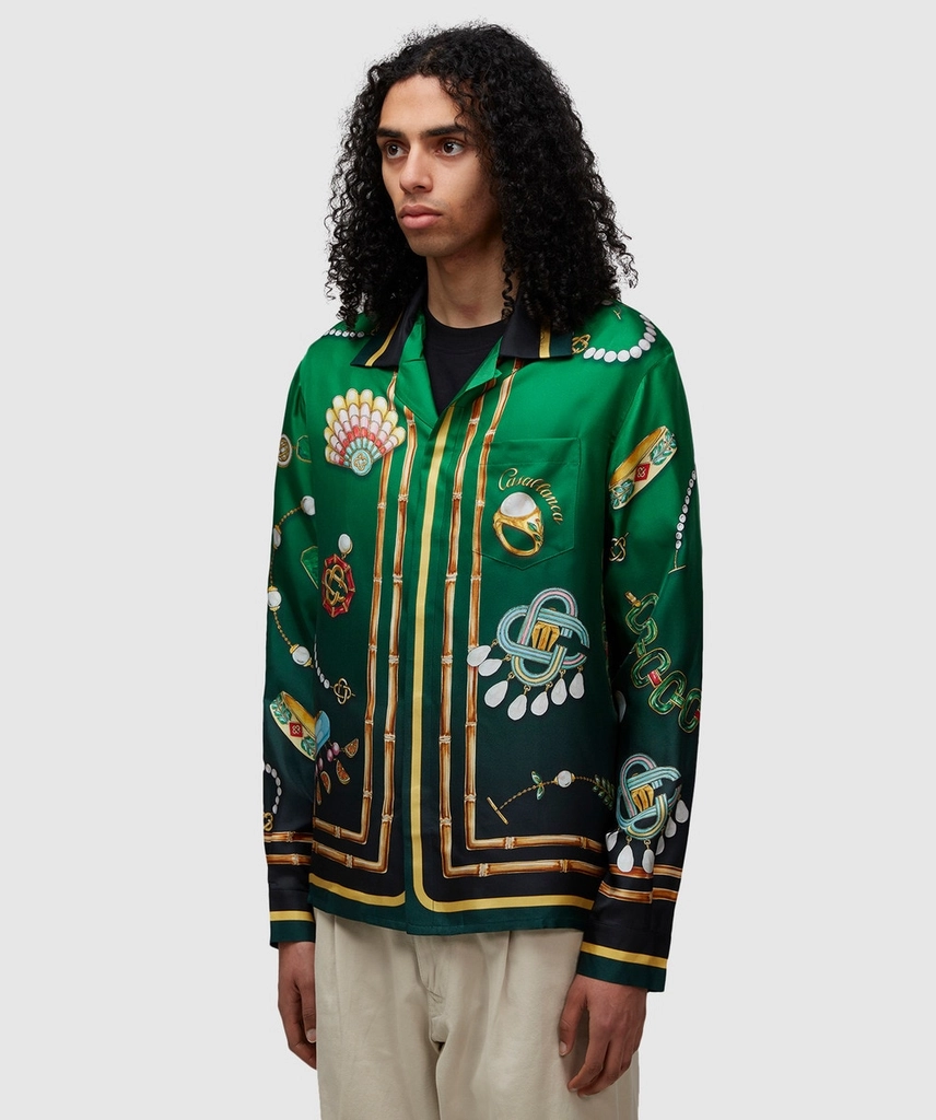 Casablanca La boite a bijoux silk shirt