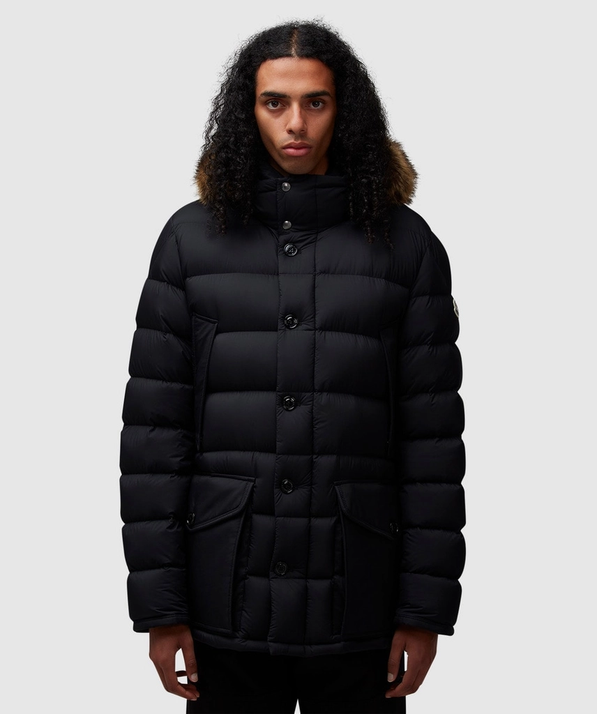 Moncler Clunye Down Parka Jacket (Black - 3) - Size 3